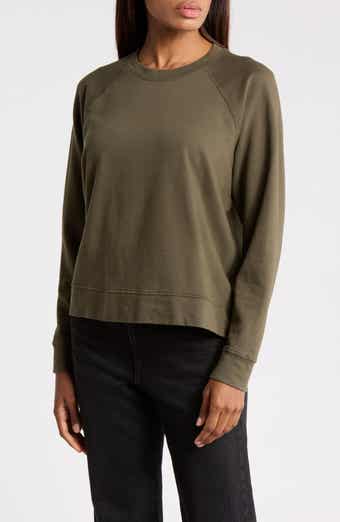 Cotton French Terry Relaxed Sweater