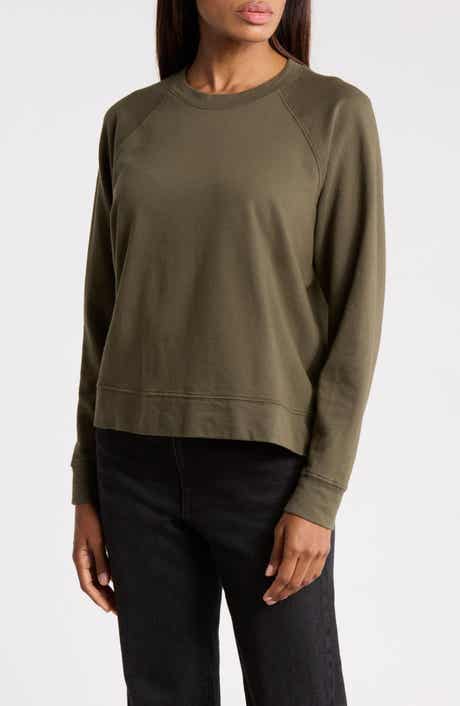 Cotton French Terry Relaxed Sweater