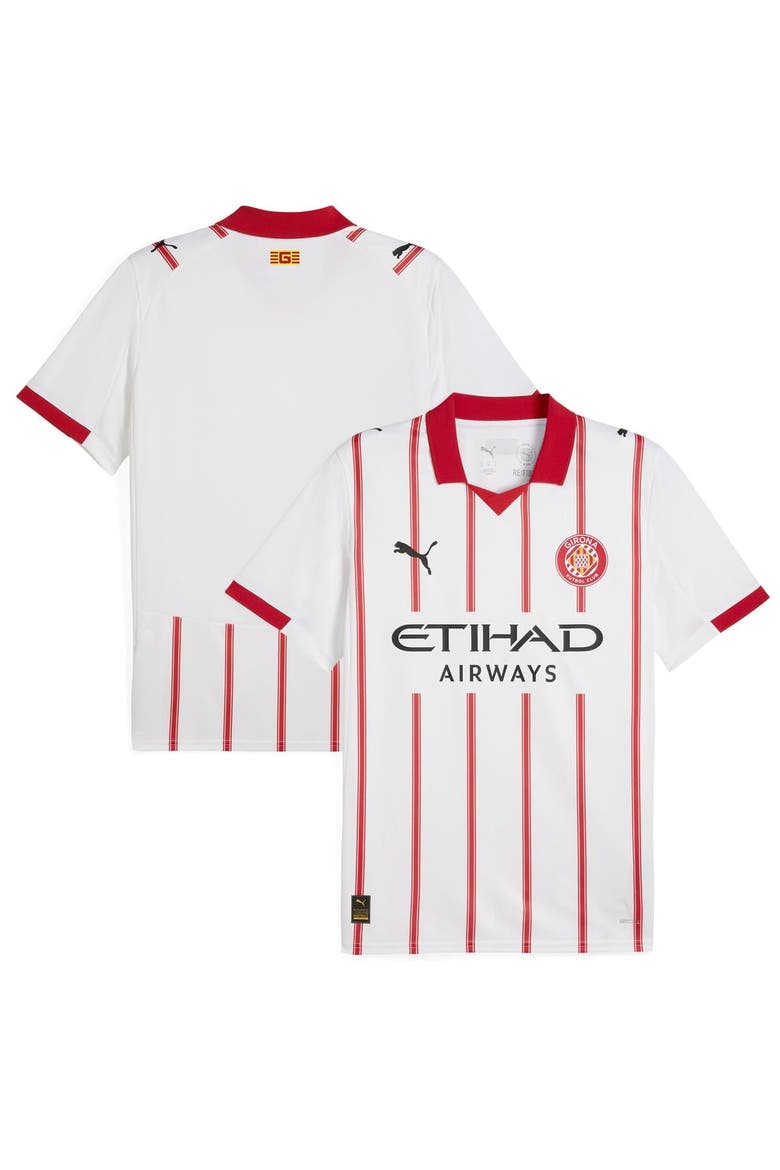Men's Puma  White Girona FC 2025/26 Replica Home Jersey, Main, color, White
