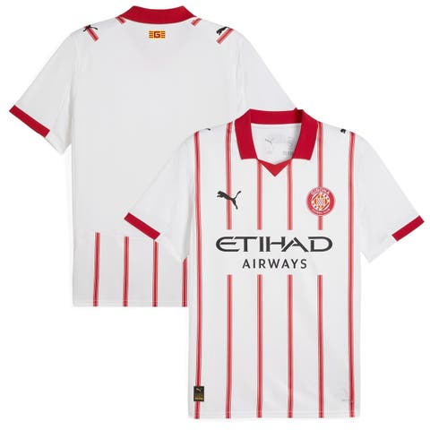 Men's Puma  White Girona FC 2025/26 Replica Home Jersey