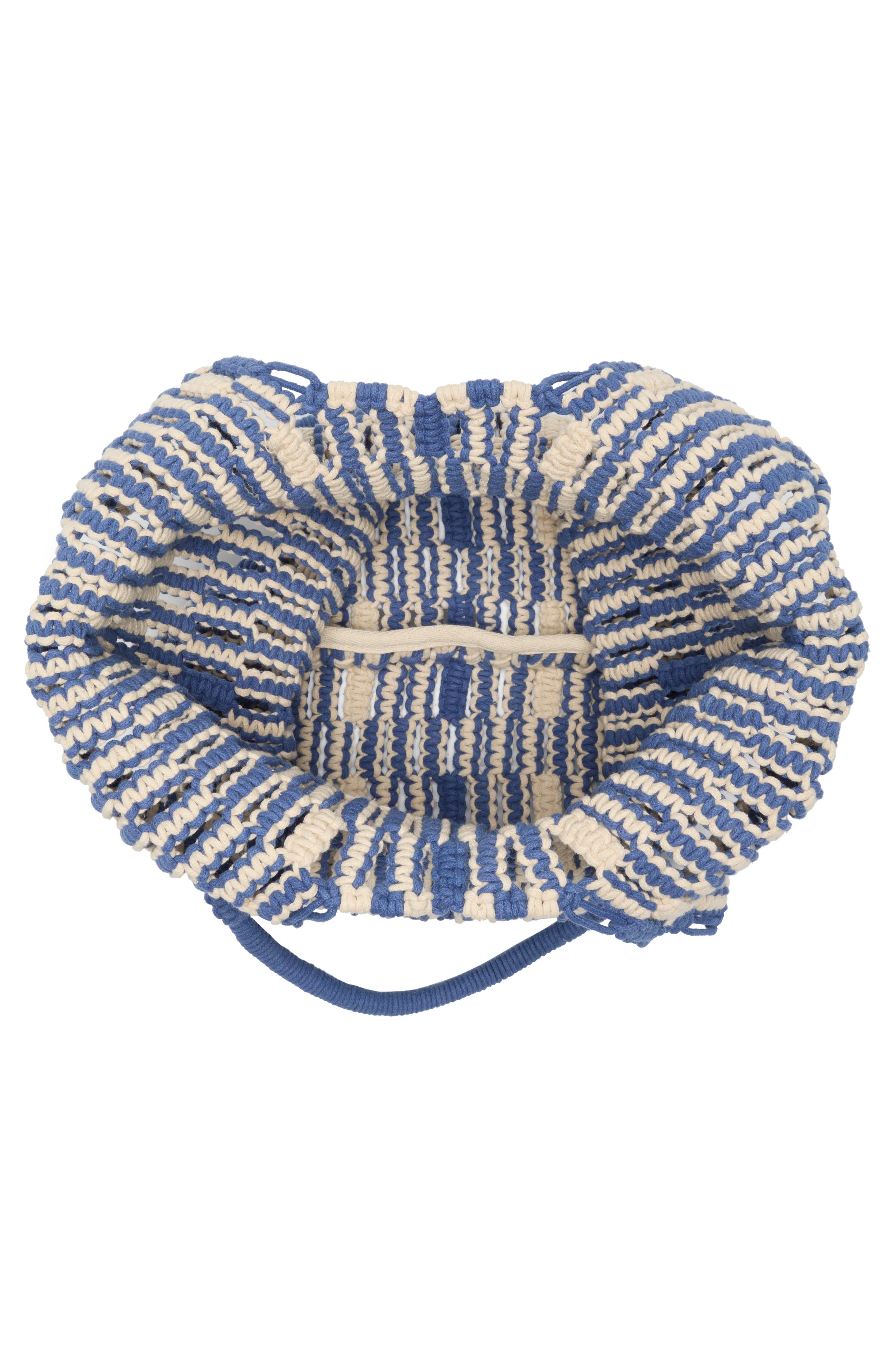Collection XIIX Macrame Stripe Tote Bag, Alternate, color, Blue Multi