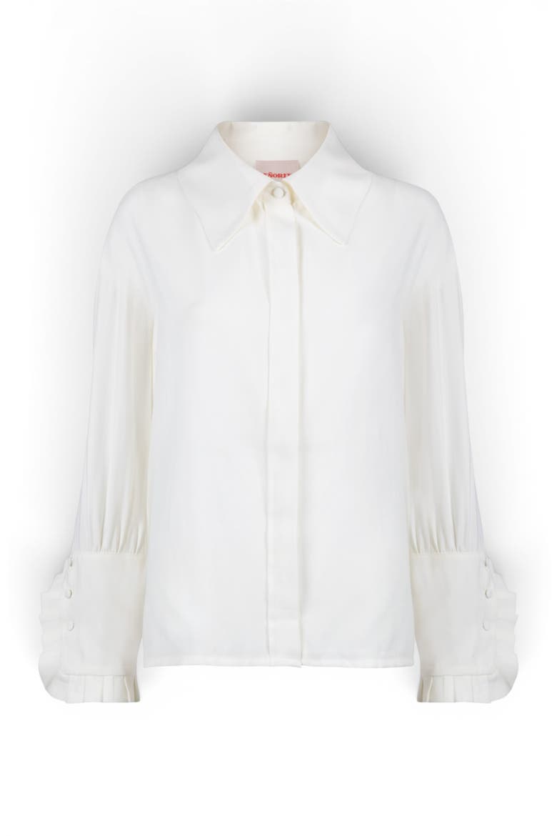 Antonia Blouse, Alternate, color, White