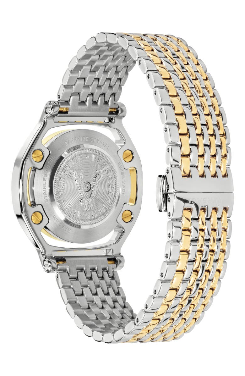 Versace Medusa Frame Bracelet Watch, 36mm, Alternate, color,