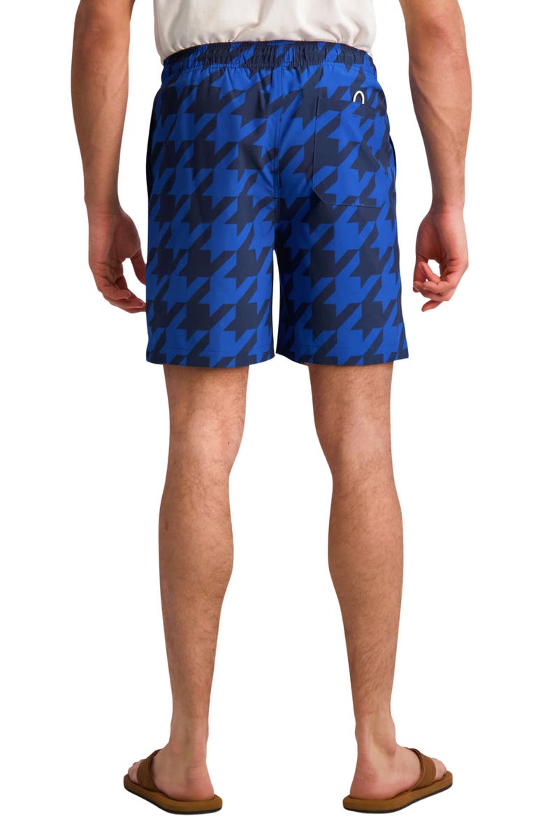 Ben Sherman Houndstooth Swim Trunks, Alternate, color, 