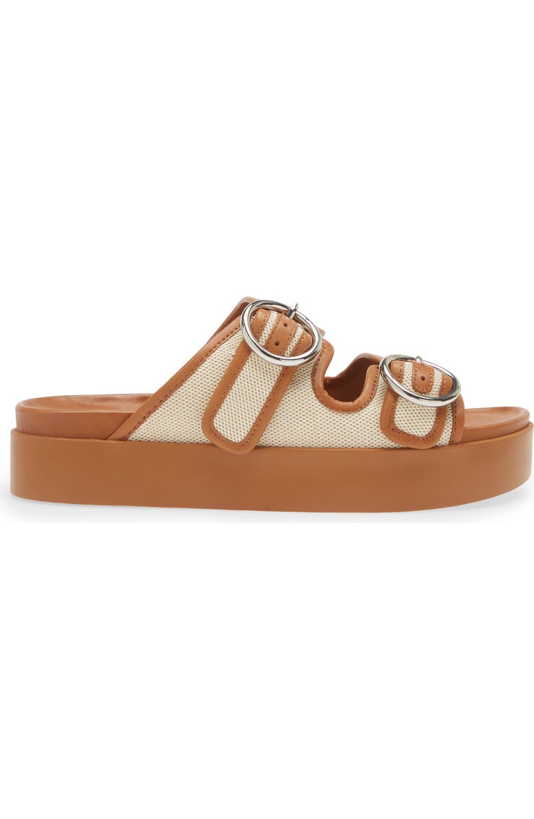 rag & bone Geo Buckle Platform Slide Sandal, Alternate, color,