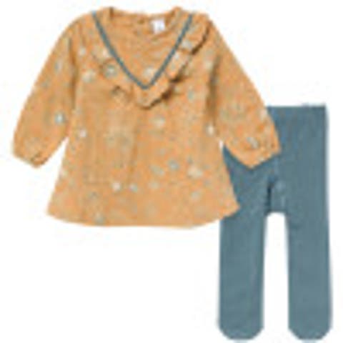 Ruffle Dress And Tights Set (baby)