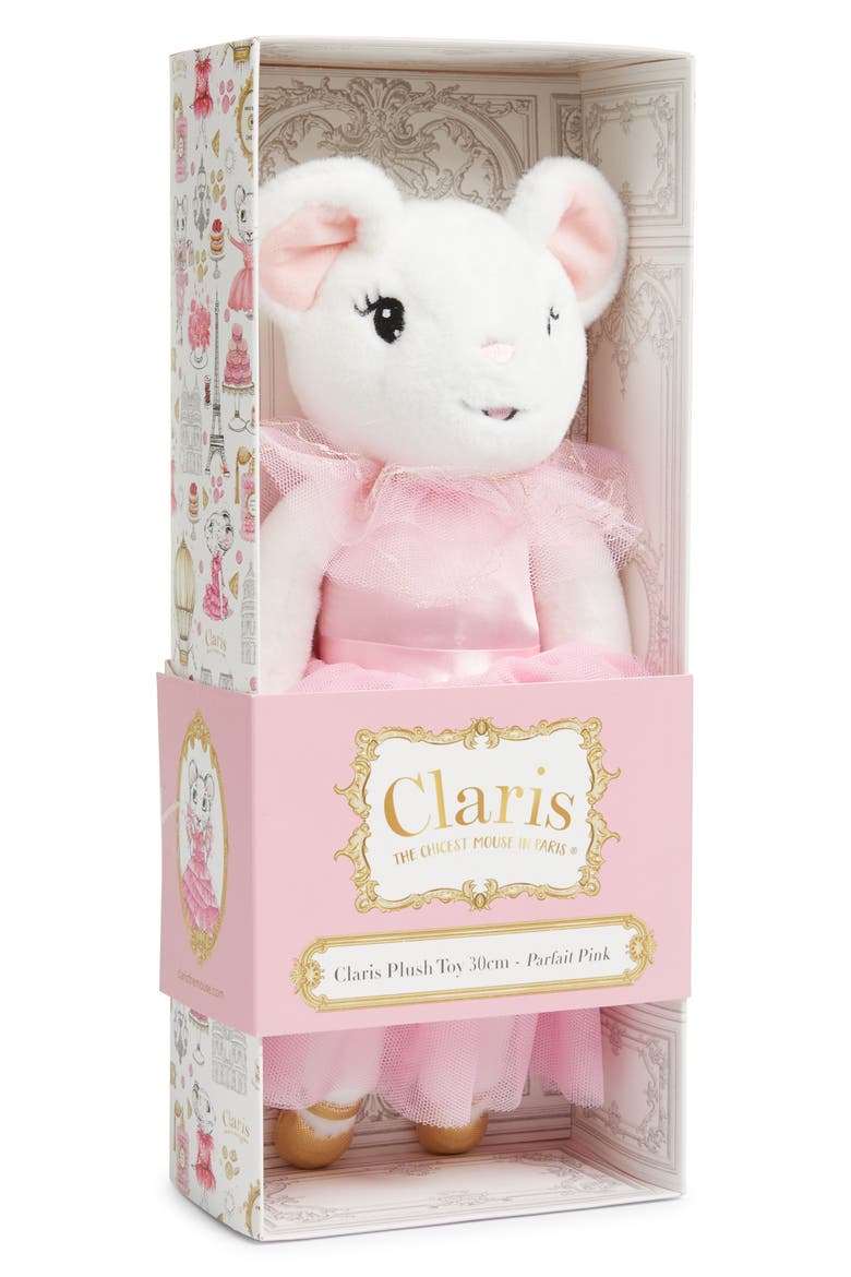 Kids' Claris the Mouse Plush Doll, Alternate, color, PINK