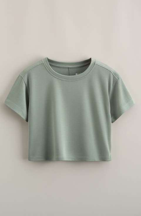 Kids' Play Mode Crop T-Shirt
