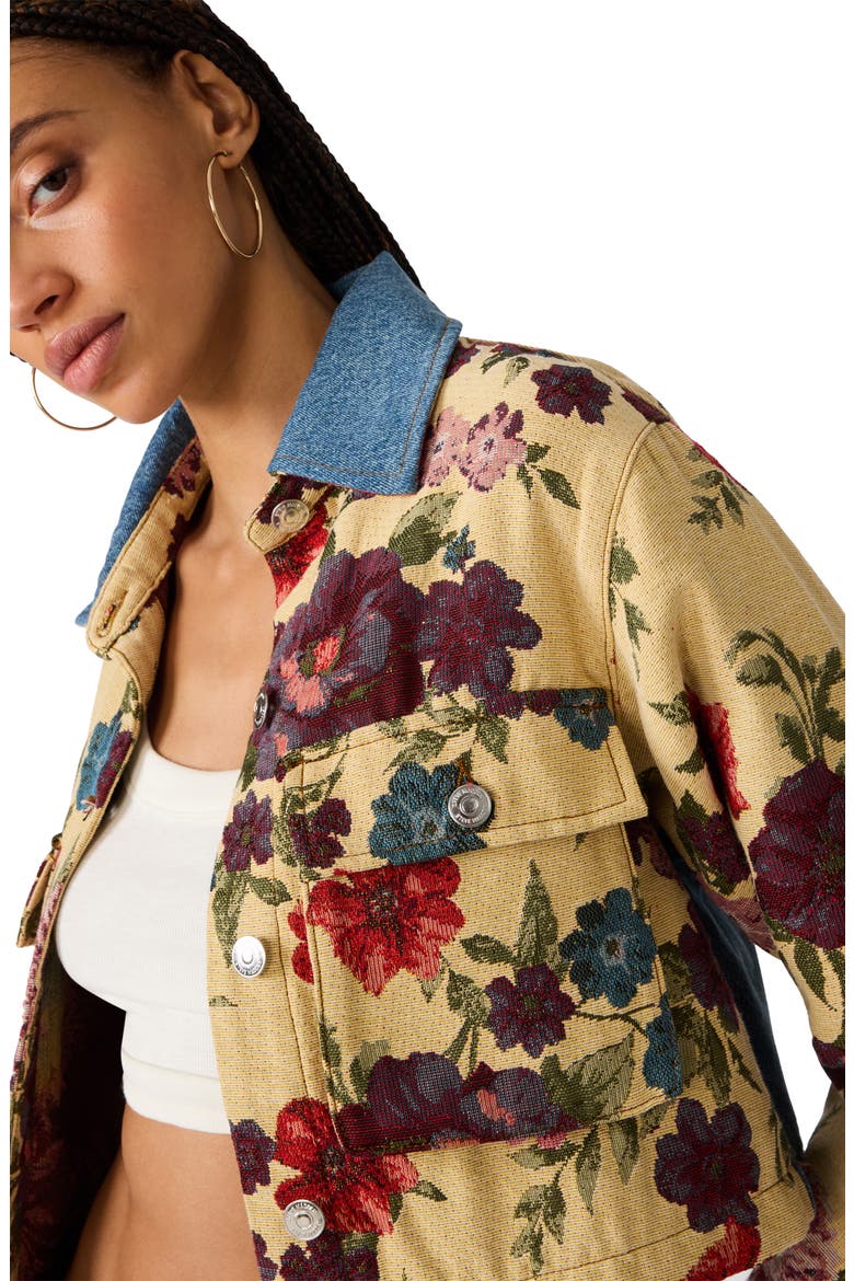 Caelan Crop Jacket, Alternate, color, AUTUMN BLAZE
