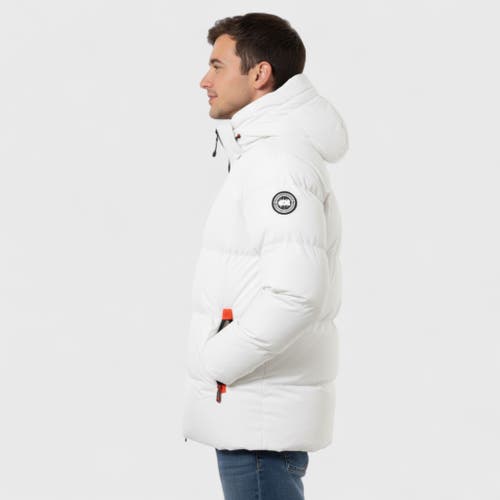 Canada Weather Gear Heavyweight Insulated Puffer Jacket In White