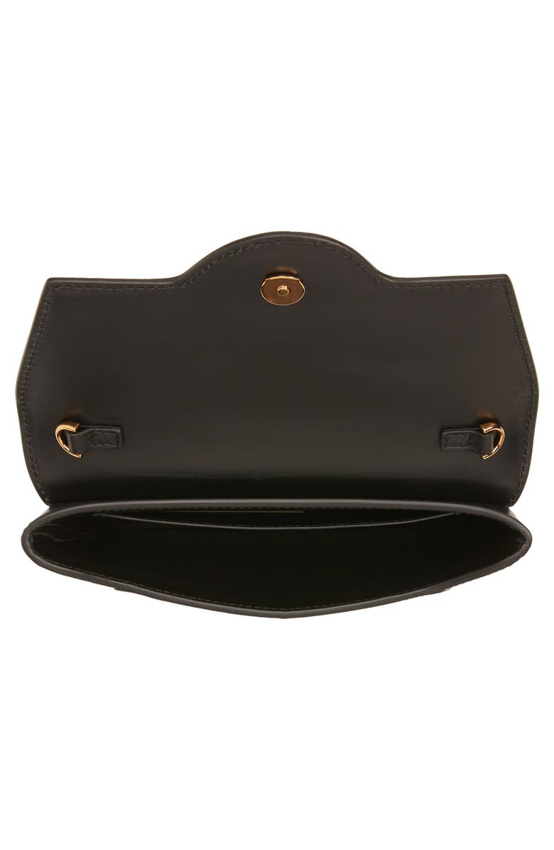 Versace La Medusa Leather Envelope Pouch, Alternate, color, 