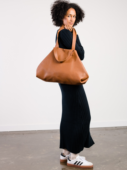 Able Large Fold Tote In Nut