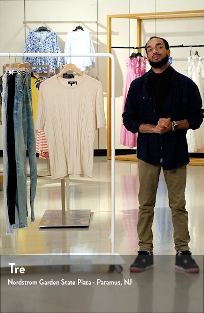 Damian Rib Crewneck T-Shirt, sales video thumbnail