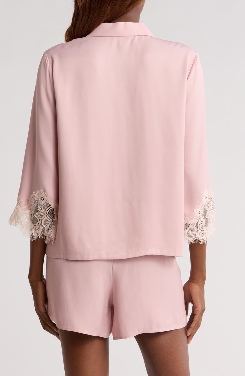 Nordstrom Midnight Lace Shortie Pajamas, Alternate, color, Pink Puff