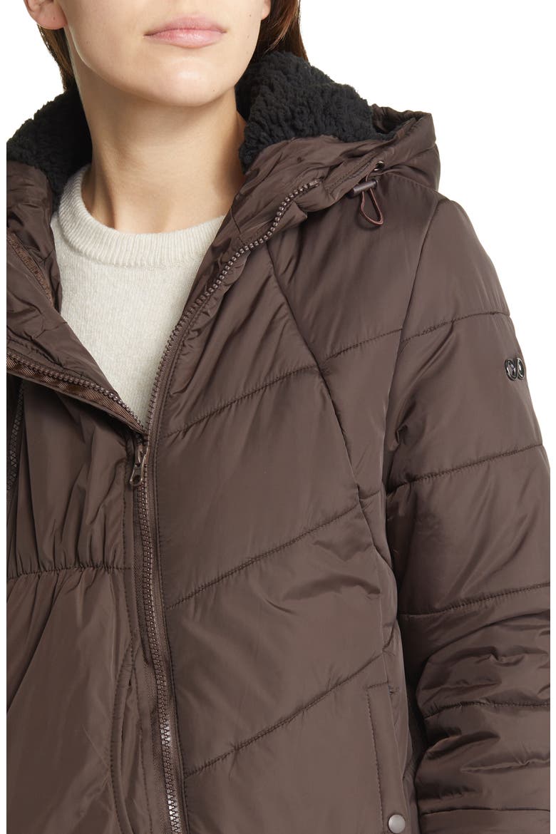 3-in-1 Maternity Puffer Jacket, Alternate, color, DARK CHOCOLATE