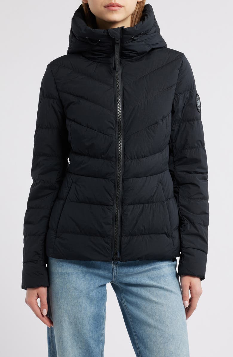 Canada Goose Clair 750 Fill Power Down Puffer Jacket, Main, color, Black