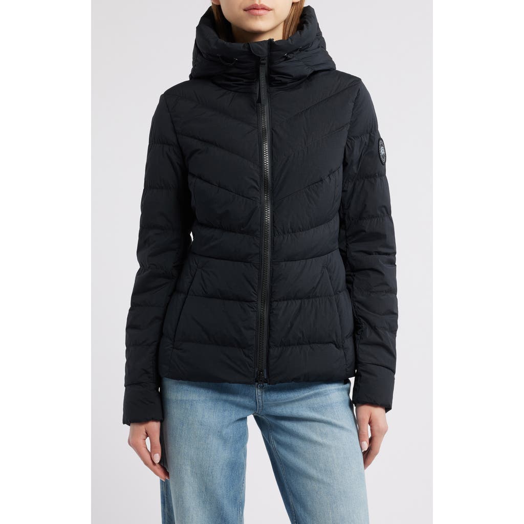 Shop Canada Goose Clair 750 Fill Power Down Puffer Jacket In Black