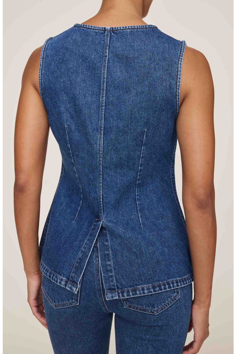 Amalie Denim Vest, Alternate, color, NORTH BEACH
