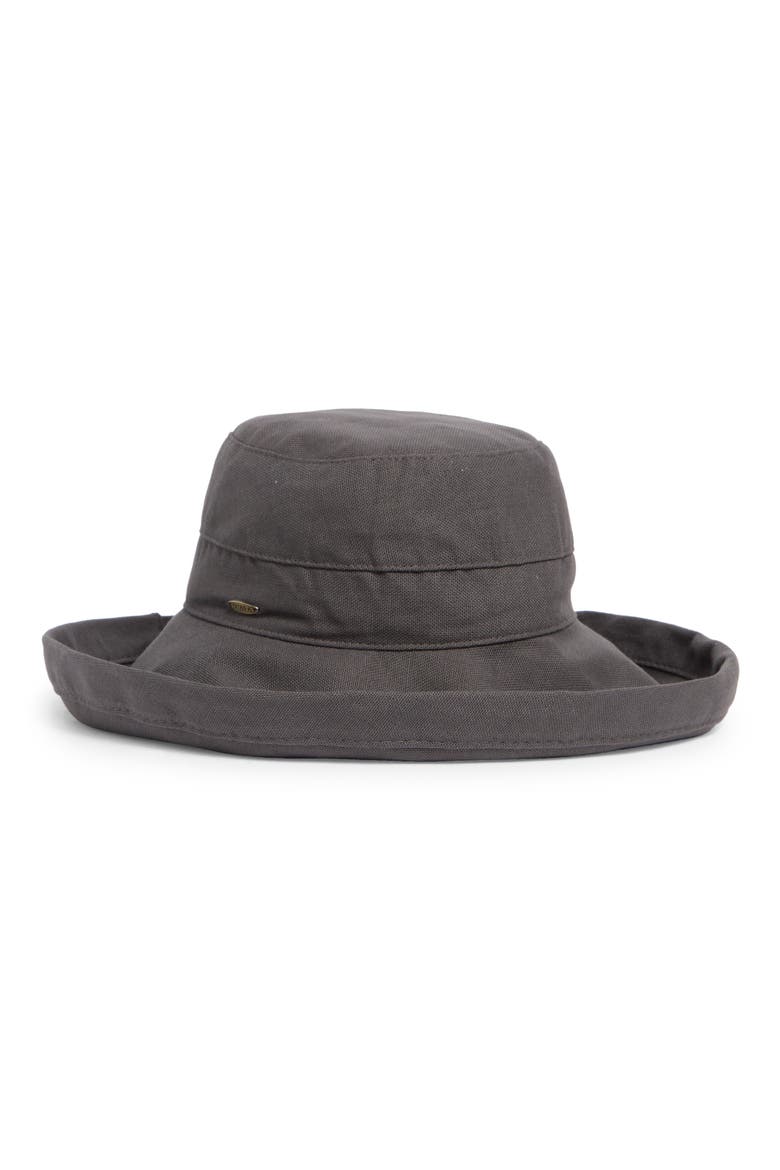 Cloth UPF 50+ Hat, Main, color, CHARCOAL