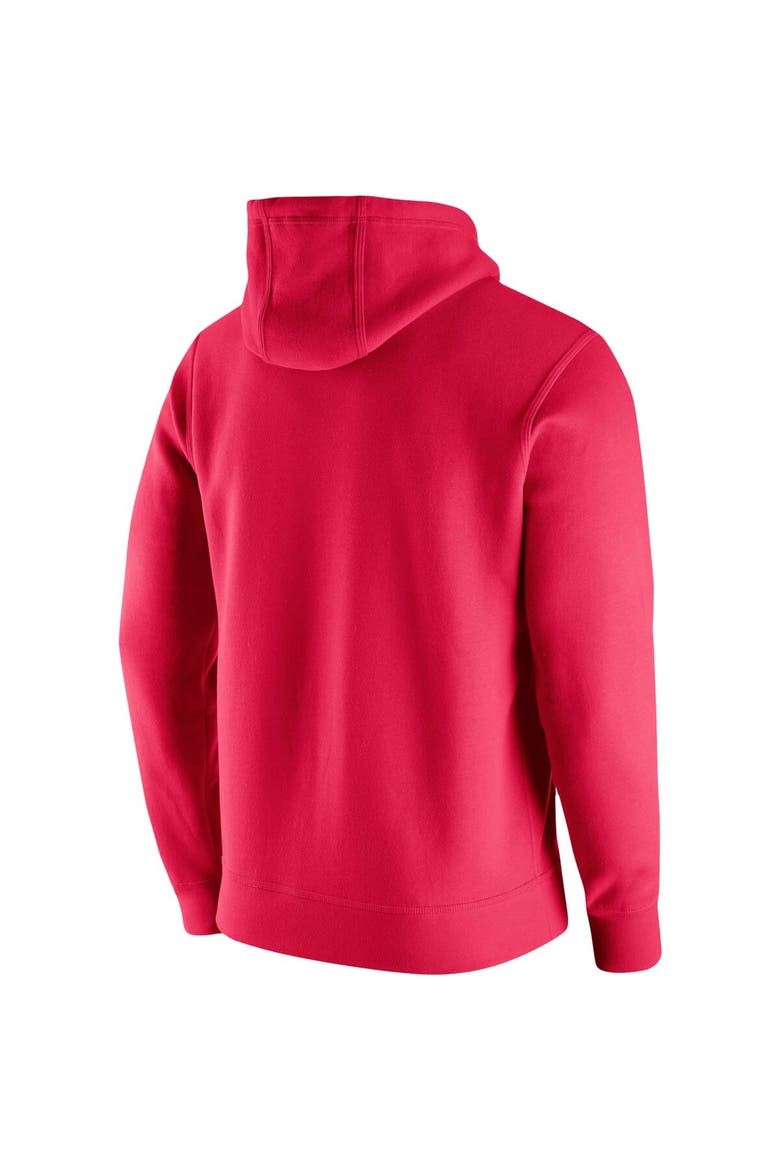 Men's Nike Scarlet Ohio State Buckeyes Vintage School Logo Pullover Hoodie, Alternate, color, Scarlet
