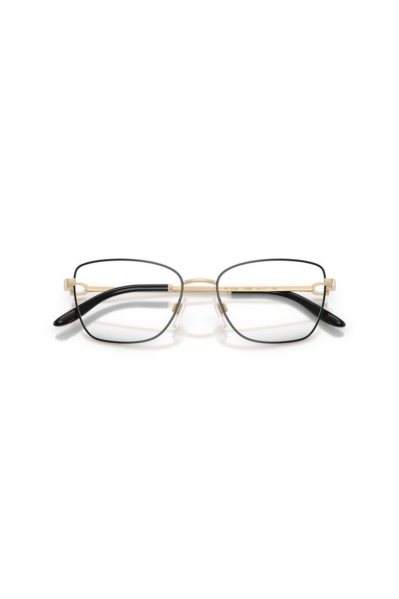 52mm Rectangle optical glasses, Alternate, color, Gold