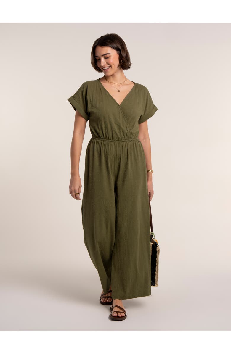 Brakeburn Ada Jumpsuit, Main, color, Khaki
