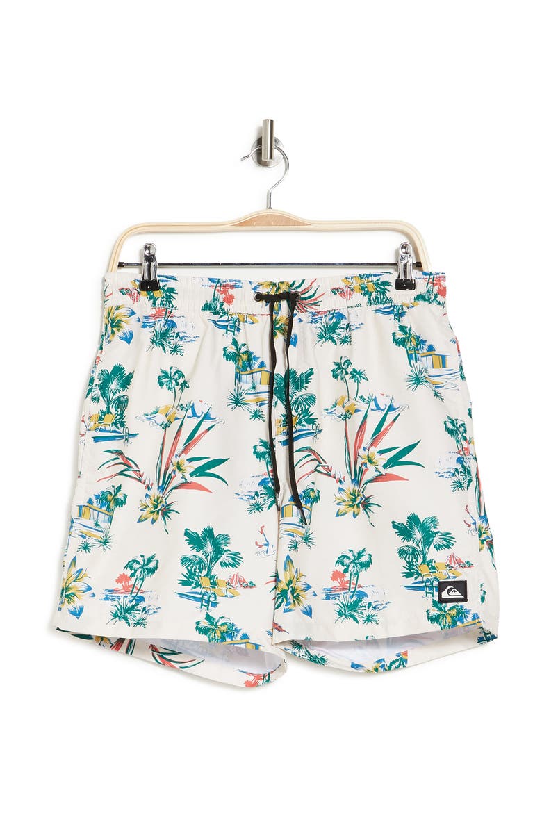 Vacancy Volley Board Shorts, Alternate, color, ANTIQUE WHITE
