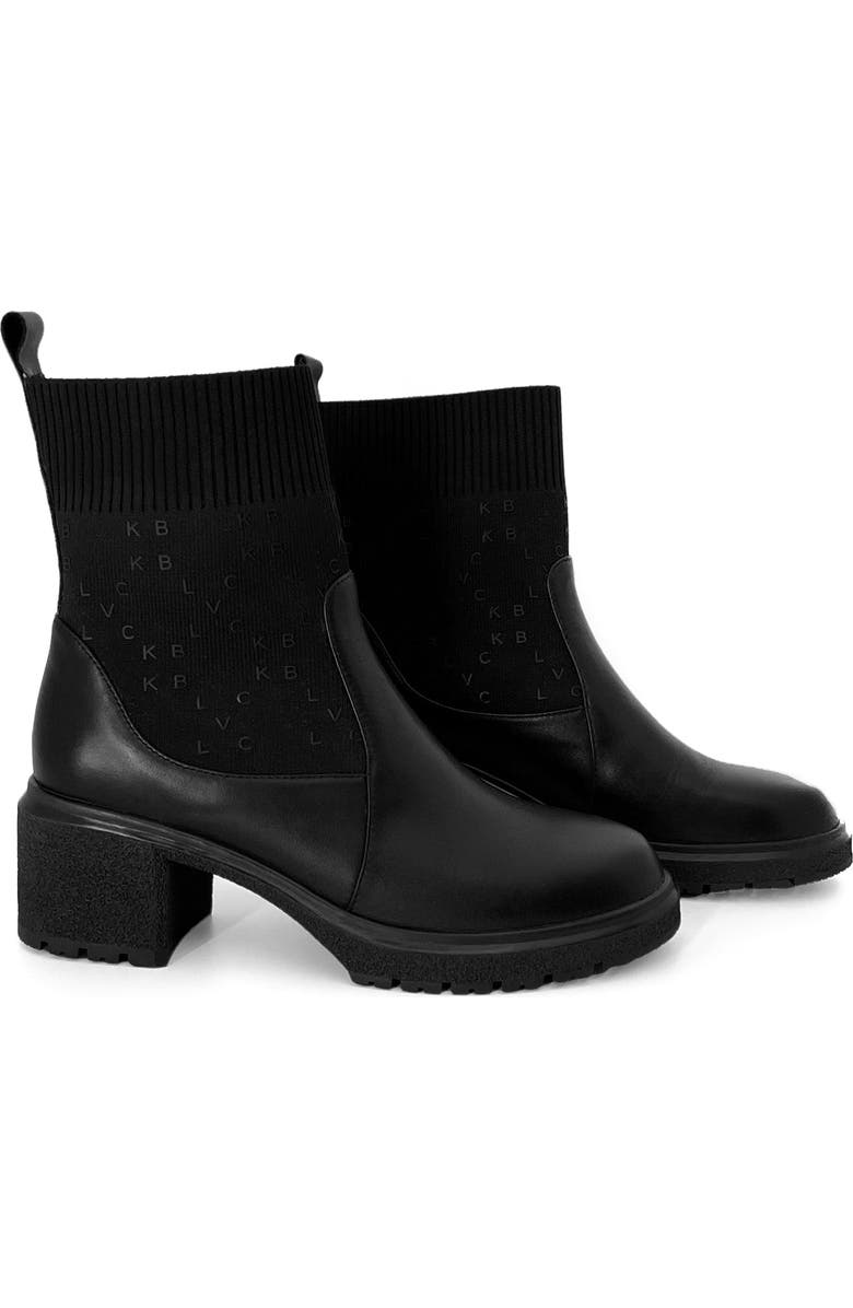 Blvck Monogram Ankle Boots, Alternate, color, Black