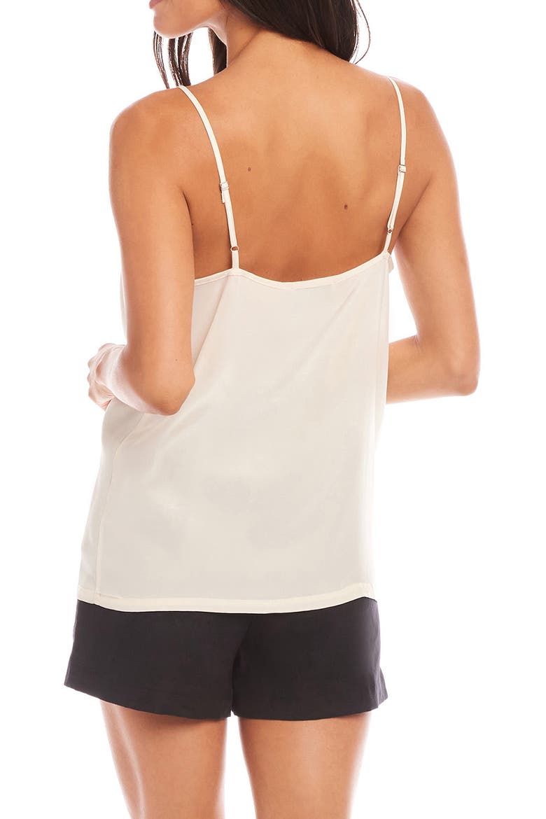 Carys Silk Camisole, Alternate, color, CREAM