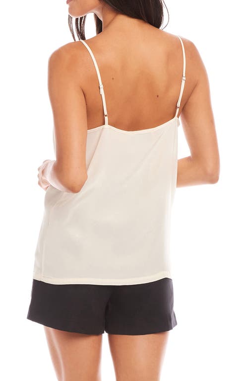 Fifteen Twenty Carys Silk Camisole In Cream