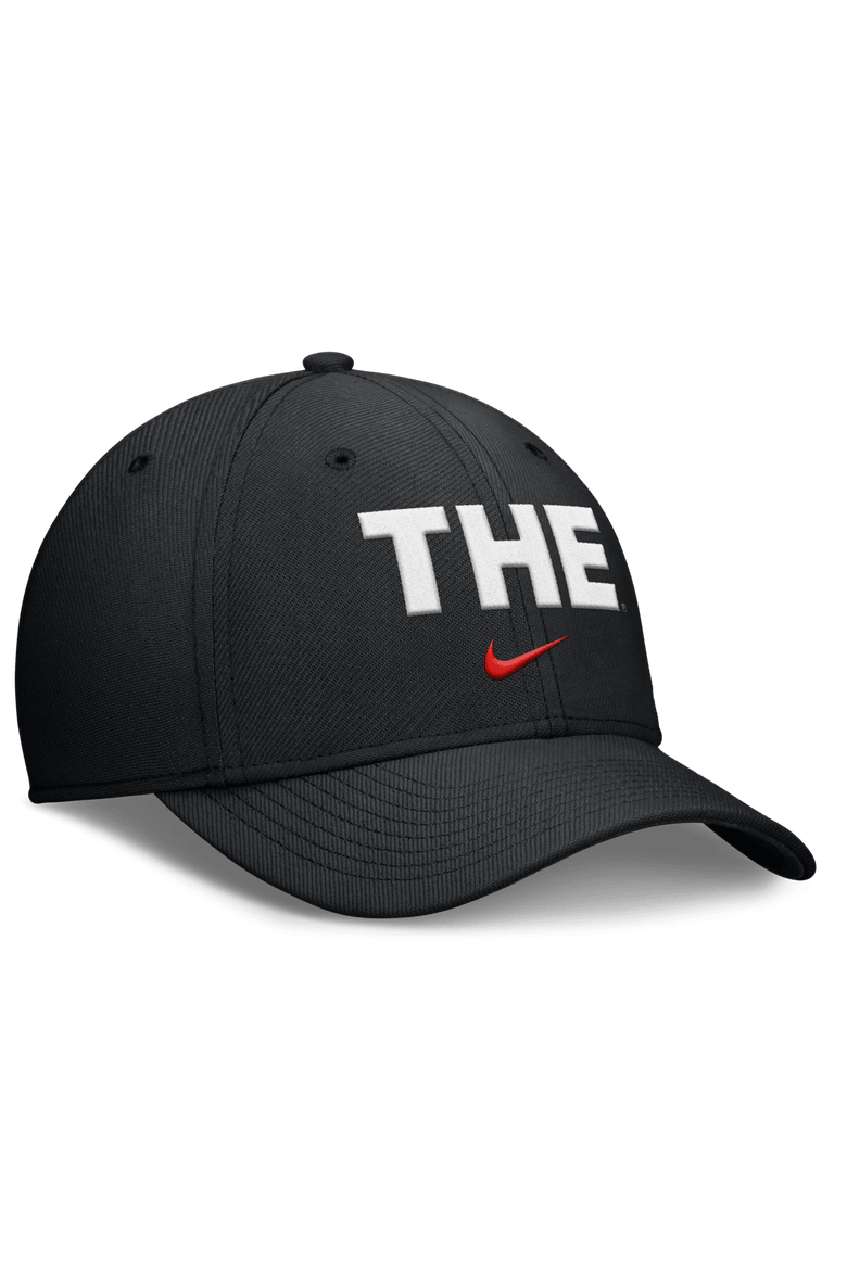 Men's Nike Black Ohio State Buckeyes Rise THE Dri-FIT Flex Hat, Alternate, color, Black