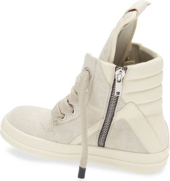 ◆RICK OWENS 最新作◆Jumbolaced Geobasket スニーカー◆ Off-White Porterville Jumbolaced Geobasket Sneakers by Rick