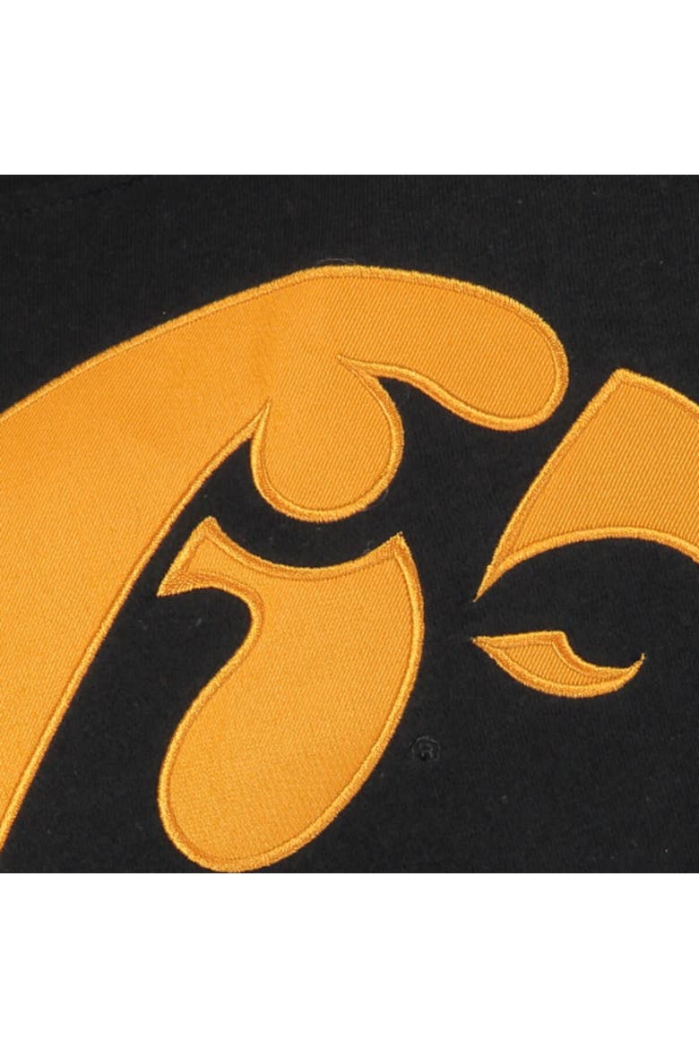 Youth Stadium Athletic Black Iowa Hawkeyes Big Logo Pullover Hoodie, Alternate, color, Black