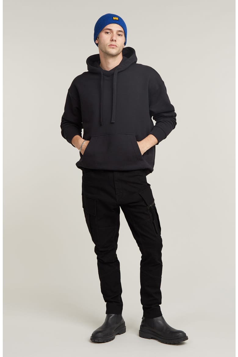 Zip Pocket 3D Skinny Cargo Pants 2.0, Alternate, color, DARK BLACK
