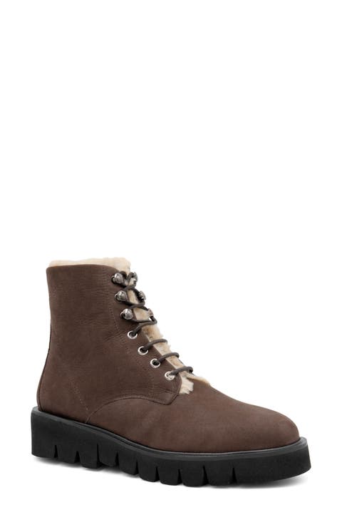 Rivoli Faux Shearling Bootie (Women)