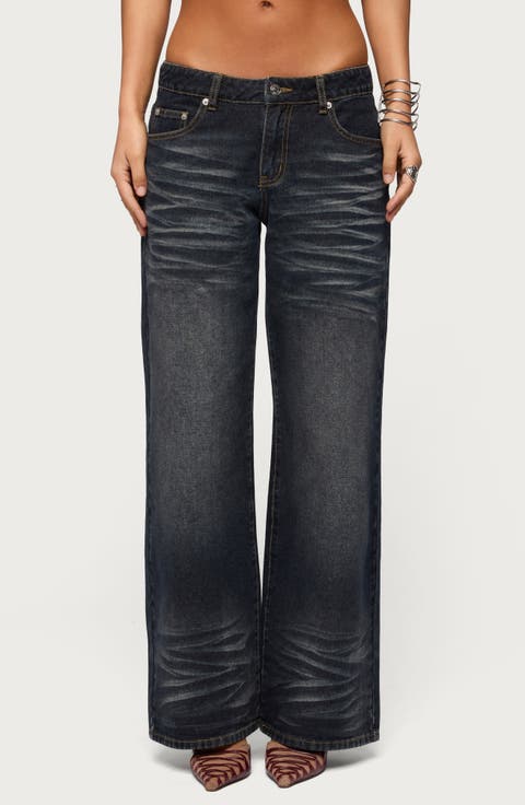 Magda Low Rise Baggy Wide Leg Jeans