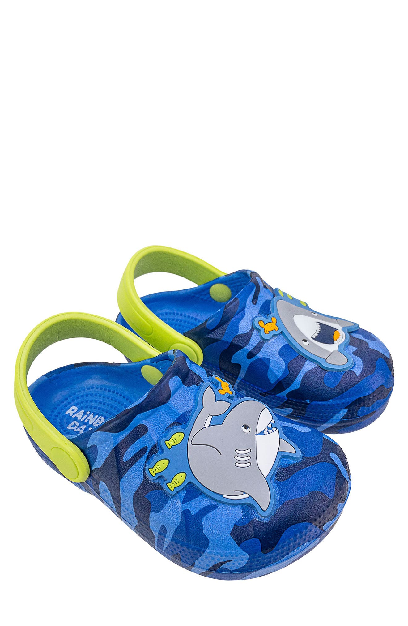 RAINBOW DAZE Shark Molded Clog, Alternate, color, 