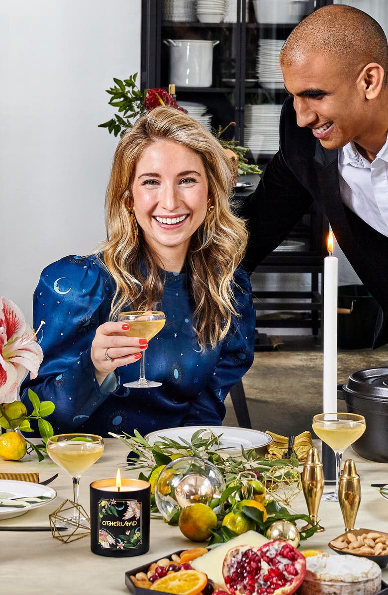 Otherland Gilded Silk Pajamas Scented Holiday Candle, Alternate, color,