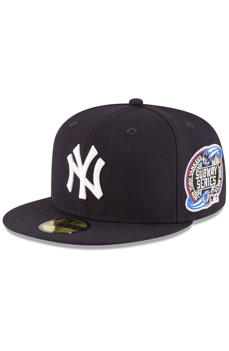 New Era Men's New Era Navy New York Yankees World Series Wool Team 59FIFTY Fitted Hat, Main, color, 