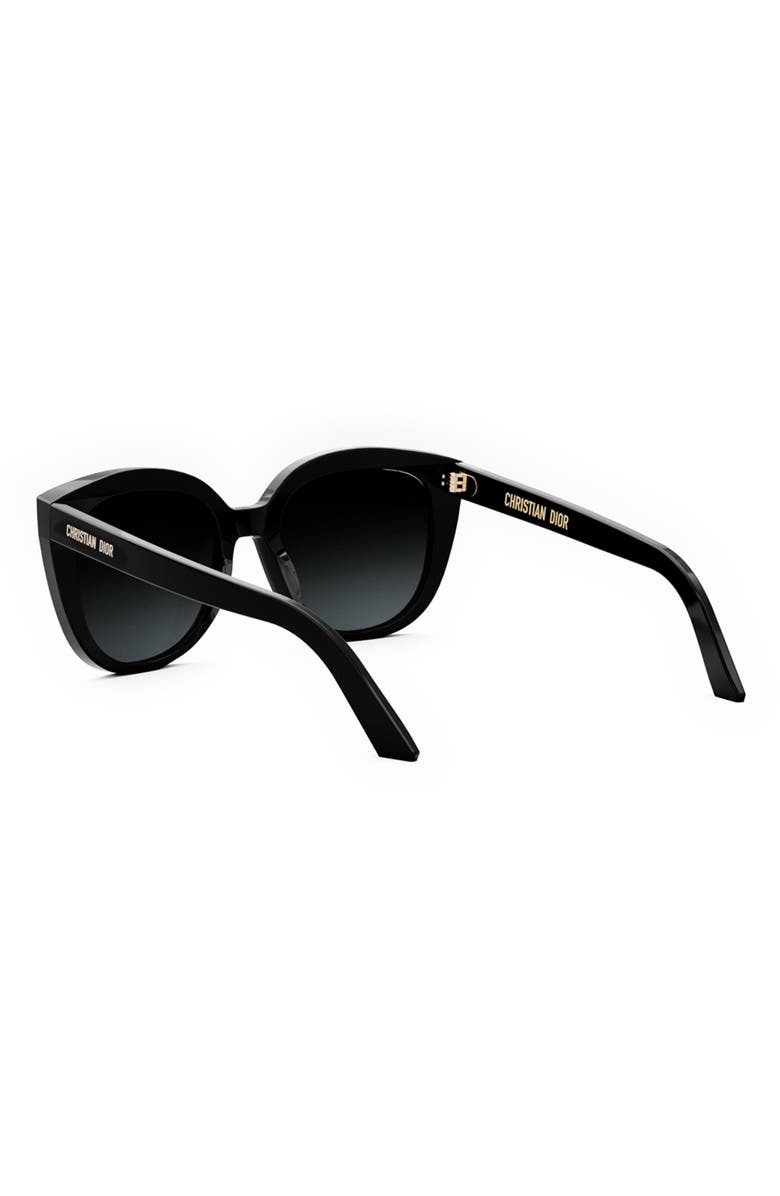 DIOR ‘DiorMidnight R1I 54mm Butterfly Sunglasses, Alternate, color,