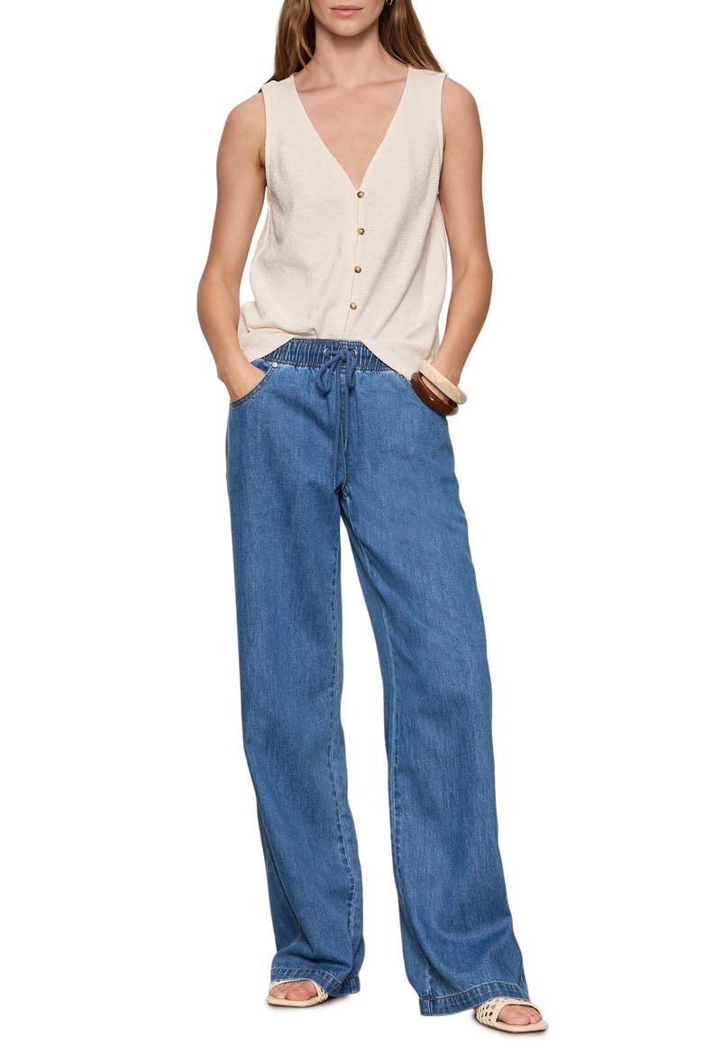 Easy Textured Vest, Alternate, color, COLLAGEN WHITE