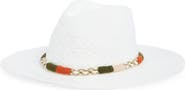 Melrose and Market Braided Rope Trim Panama Hat