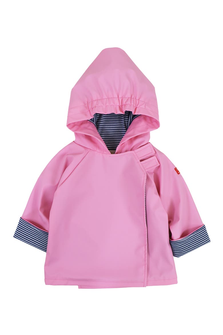 Favorite Rain Jacket Hooded, Main, color, Parfait Pink