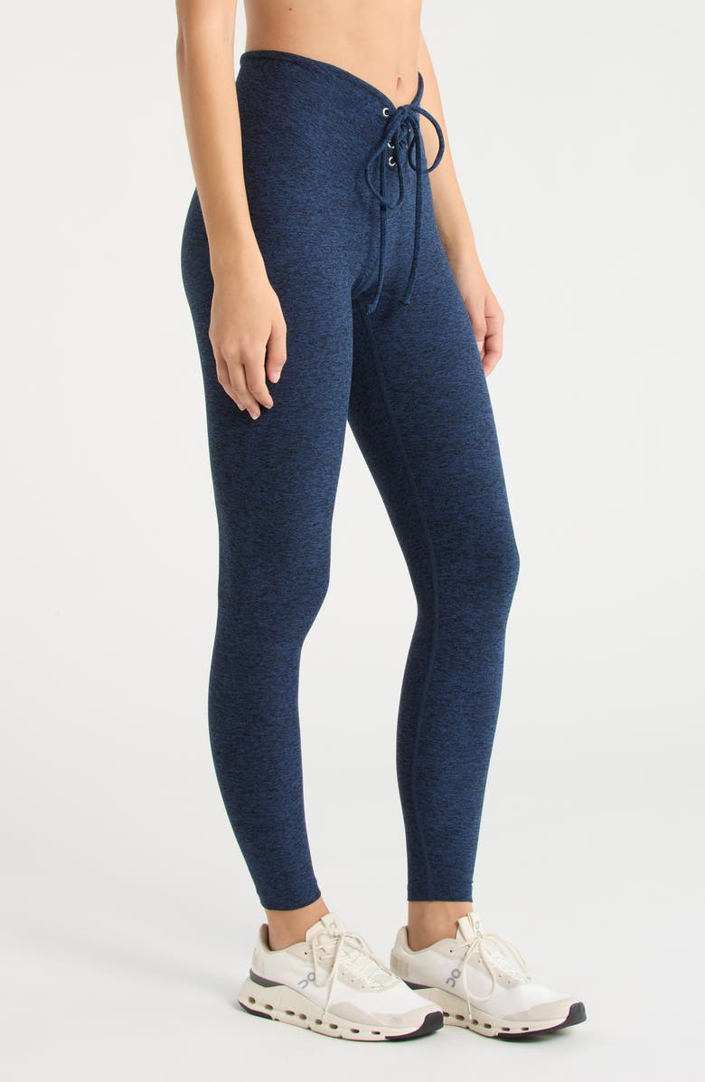 Year of Ours Football Full-Length Leggings, Alternate, color, Navy