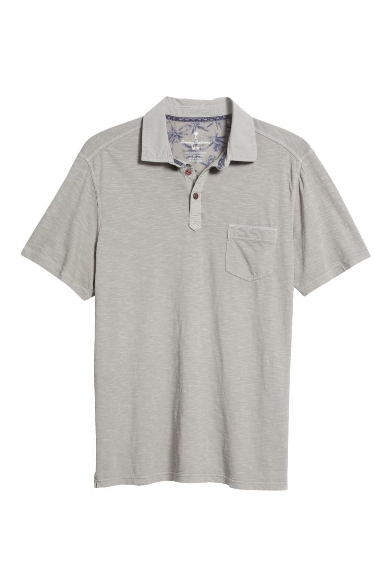 Condesa Canyon Organic Cotton Polo Shirt, Alternate, color, ULTIMATE GREY