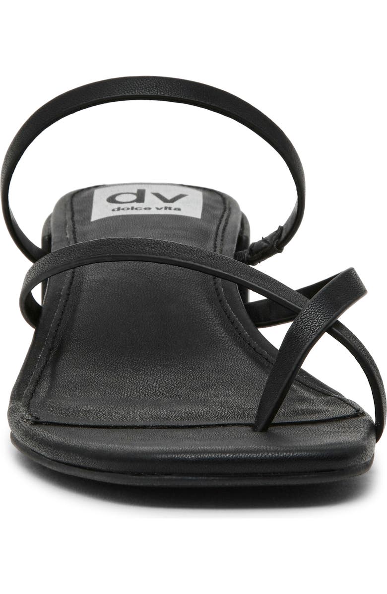 DV by Dolce Vita Saffina Toe Loop Sandal, Alternate, color, Black
