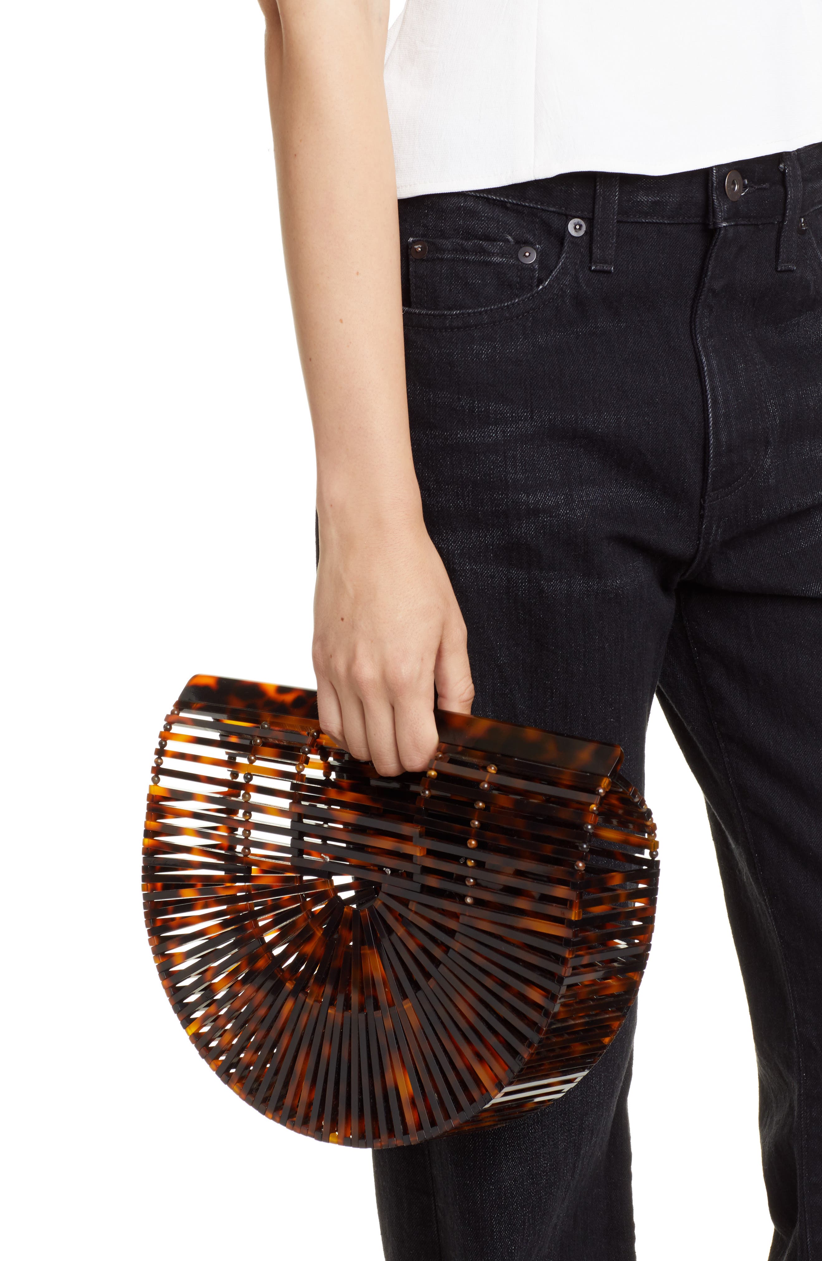 Small Ark Handbag, Alternate, color, TORTOISE