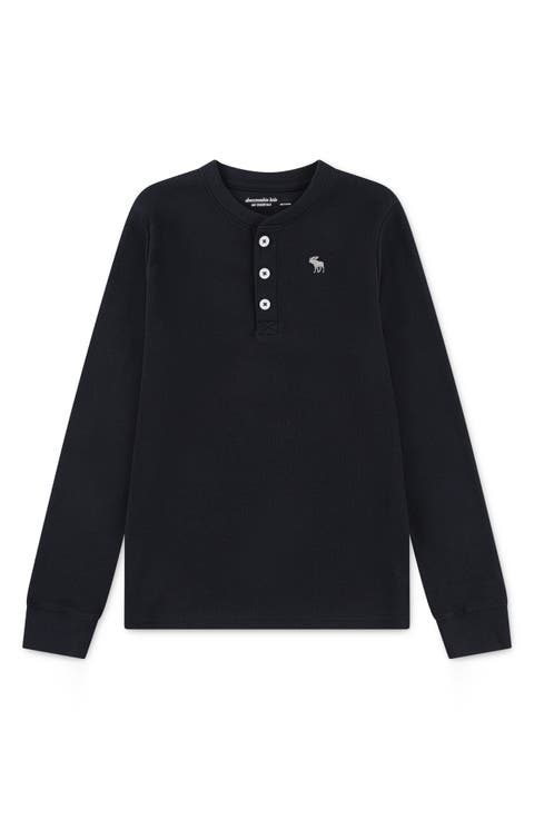 Kids' Waffle Henley (Little Kid & Big Kid)