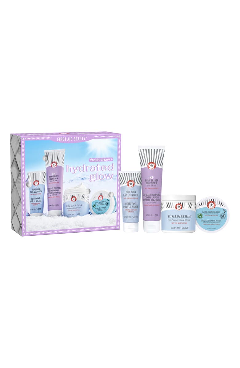 First Aid Beauty Fresh Snow + Hydrated Glow Bestsellers Kit (Limited Edition) $90 Value, Main, color,