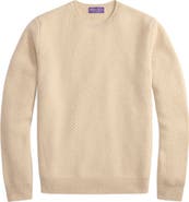 Ralph Lauren Purple Label Herringbone Knit Cashmere Sweater